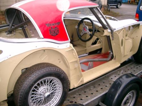 Austin Healey 3000 Internal roll cage